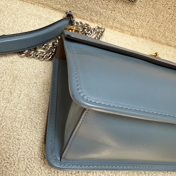 Fendi Ceruleo Vitello Leather Kan I logo bag - Picture 11 of 14